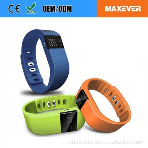 Hotsale Nordic nRF51822 Bluetooth 4.0 Pedometer Smart band TW64 Smart Bracelet